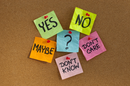 undecided voter concept